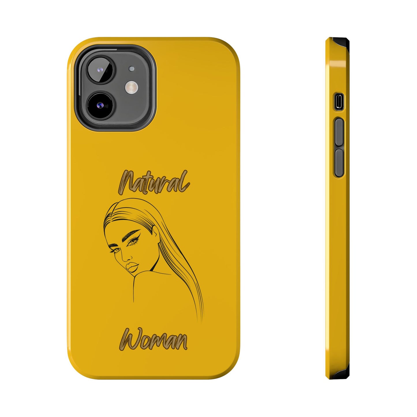 Natural Woman The Stare (BL)Tough Phone Cases YELLOW
