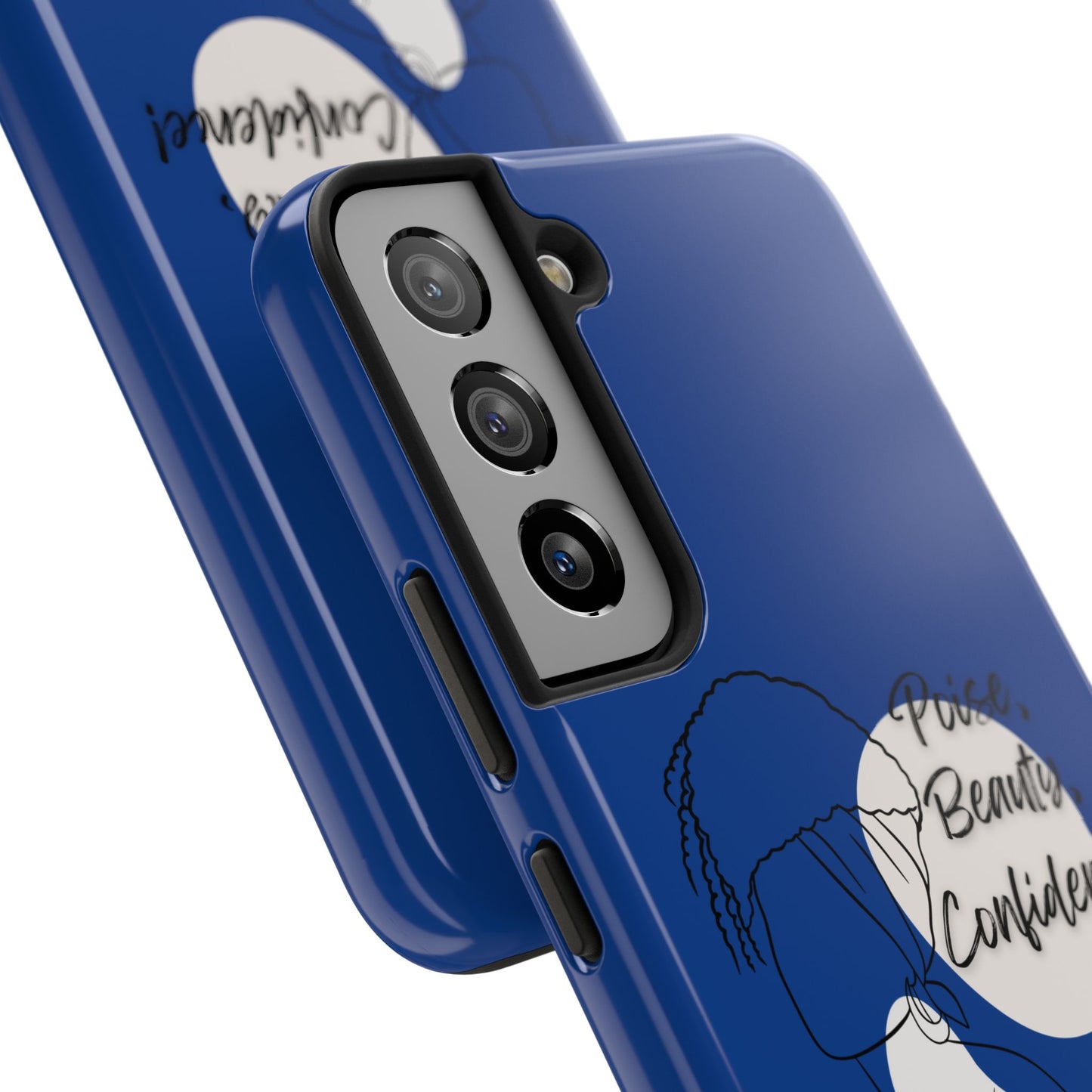 Natural Woman Puff (BL)Tough Phone Cases DARK BLUE