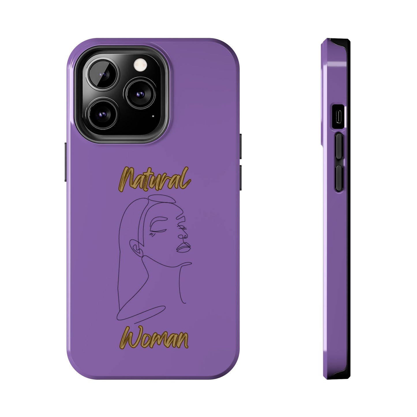 Natural Woman Calm (BL) Tough Phone Cases LIGHT PURPLE