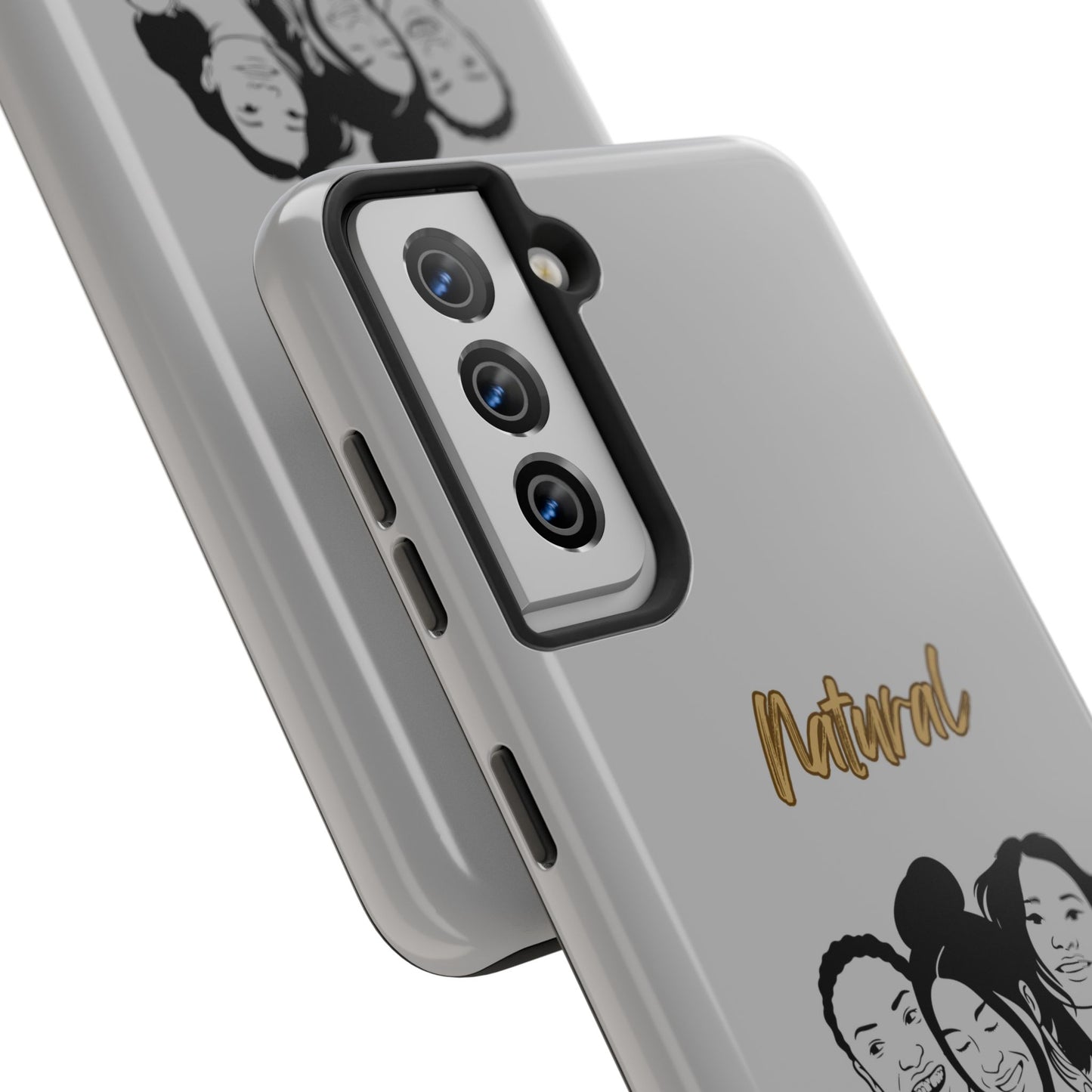 Natural Women Laughing Friends (BL)Tough Phone Cases LIGHT GREY