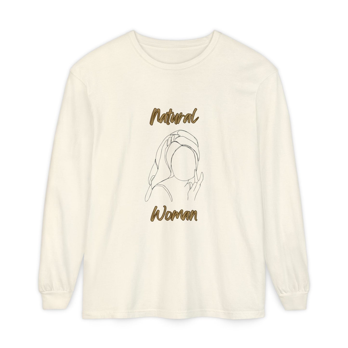 Natural Woman Towel Wrapped (BL) Long Sleeve T-Shirt
