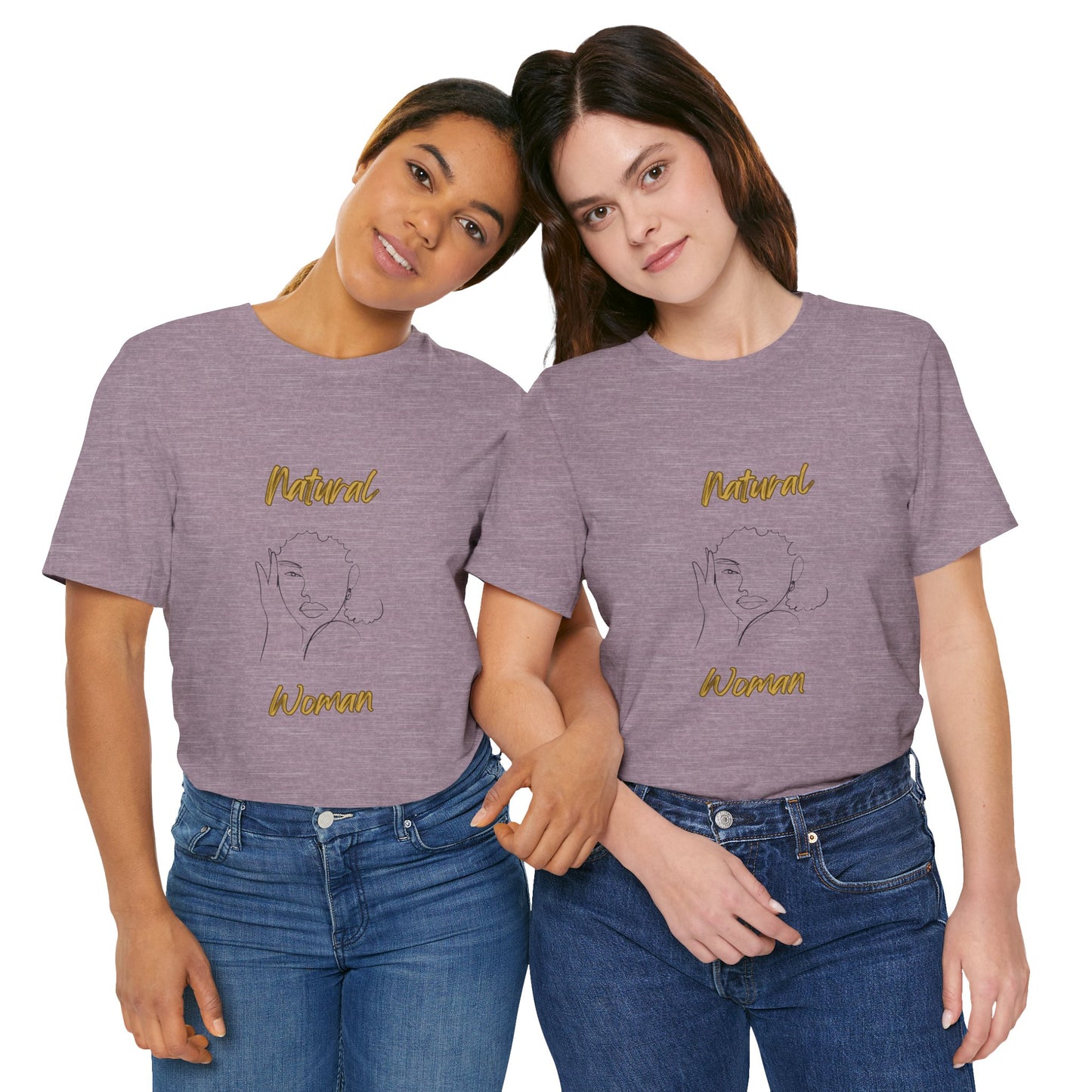 Natural Woman Let's Be Friends (BL) Short Sleeve T-Shirt