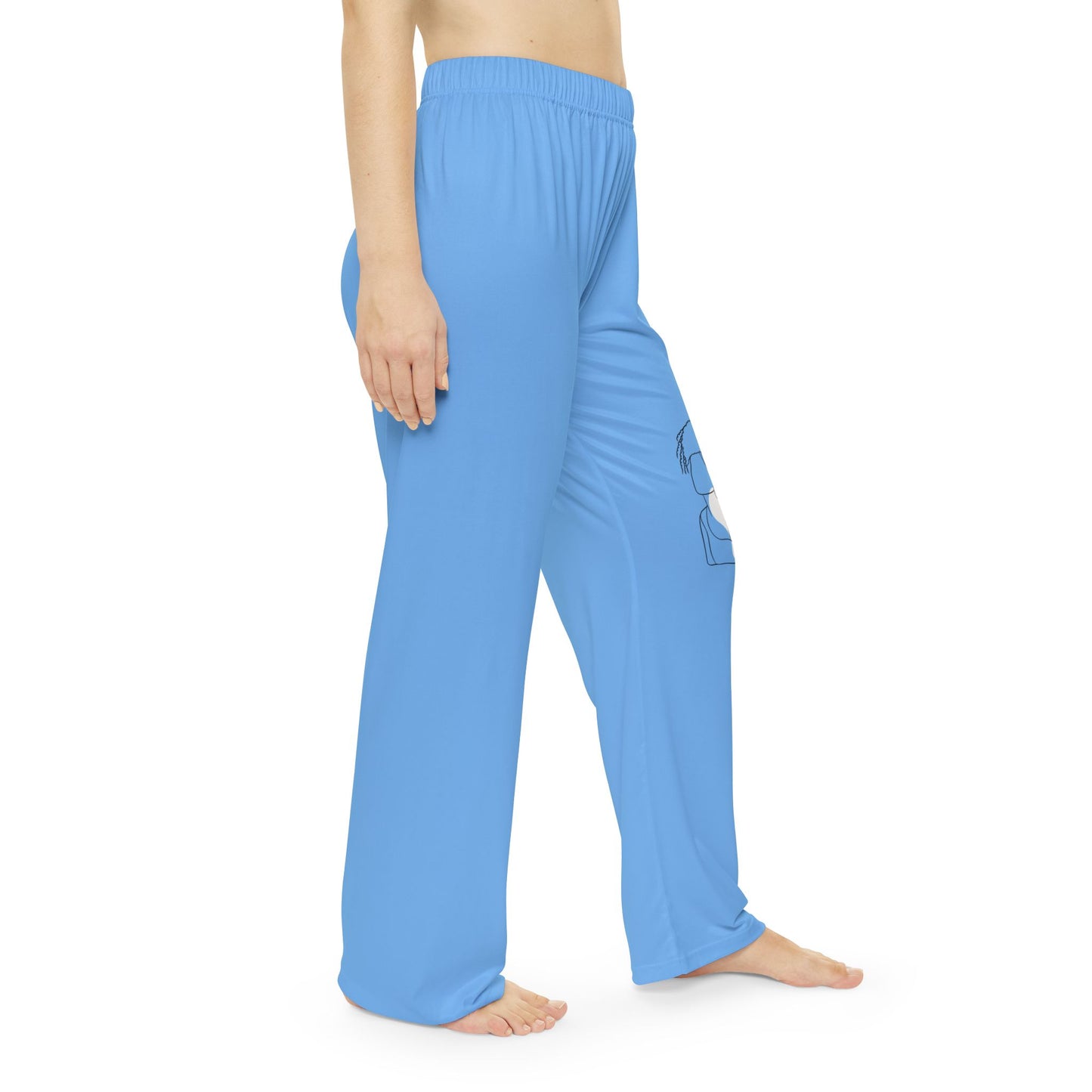 Natural Woman Puff (BL) Women's Pajama Pants LIGHT BLUE
