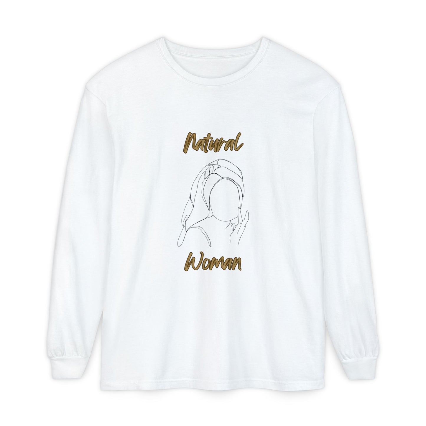Natural Woman Towel Wrapped (BL) Long Sleeve T-Shirt