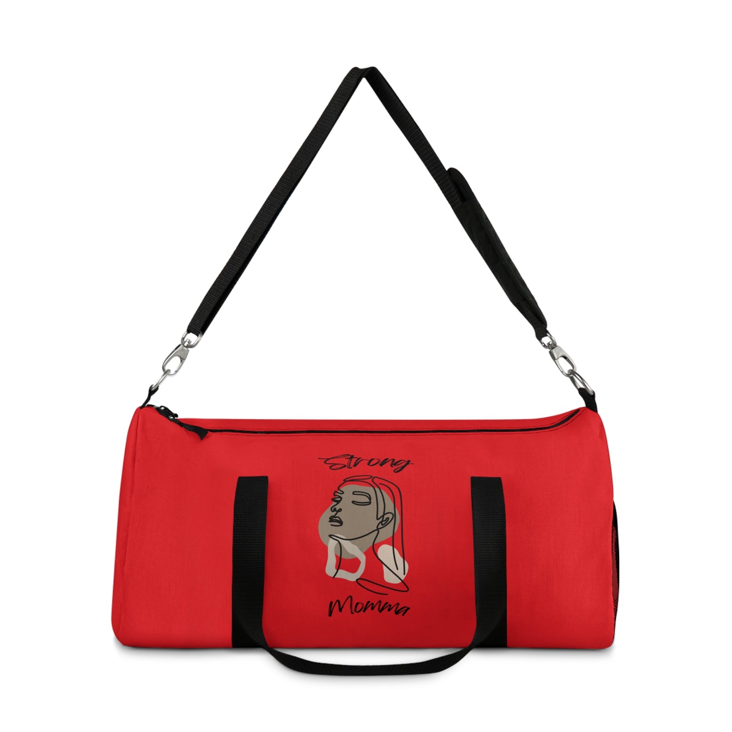 Strong Momma (BL) Duffel Bag RED