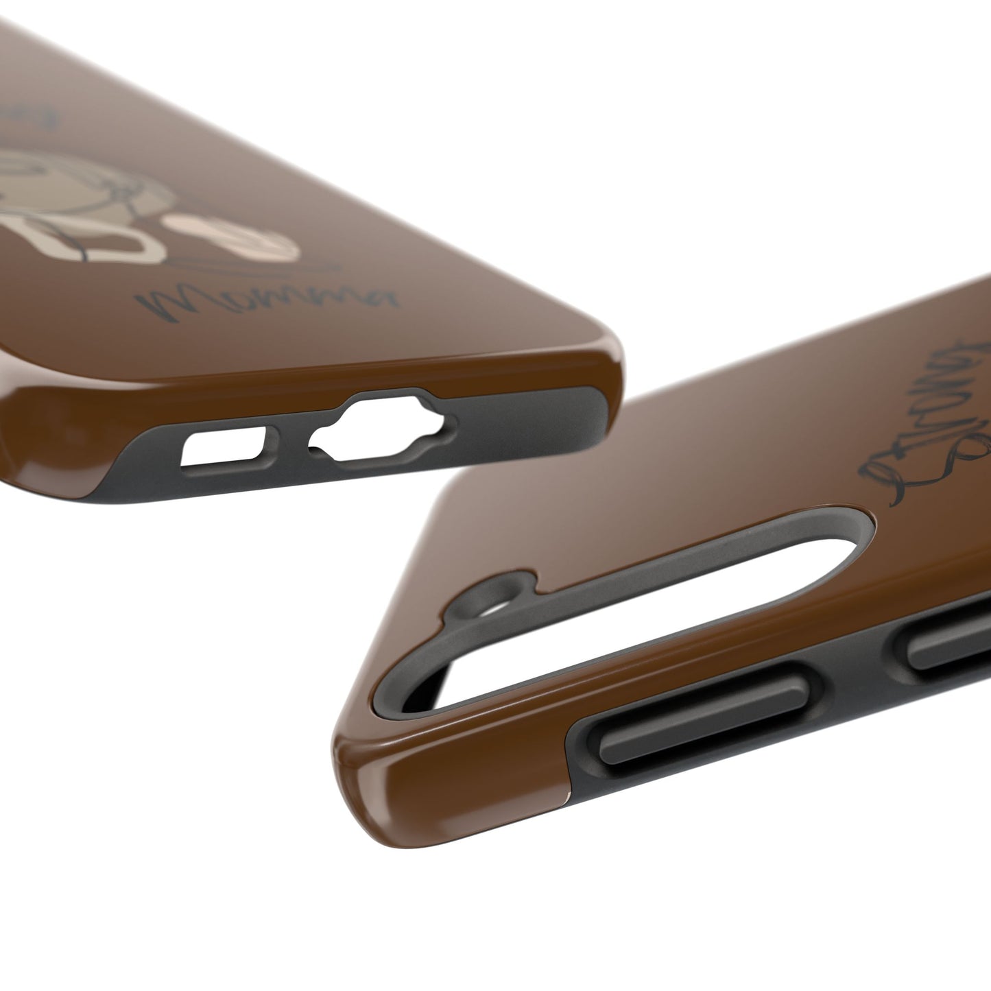 STRONG MOMMA Samsung Galaxy Tough Phone Cases (BL) Brown