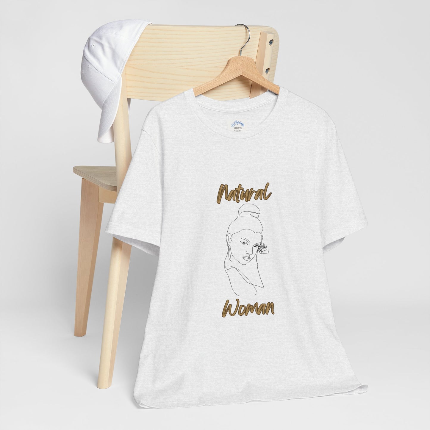 Natural Woman Sassy Bun (BL) Short Sleeve T-Shirt