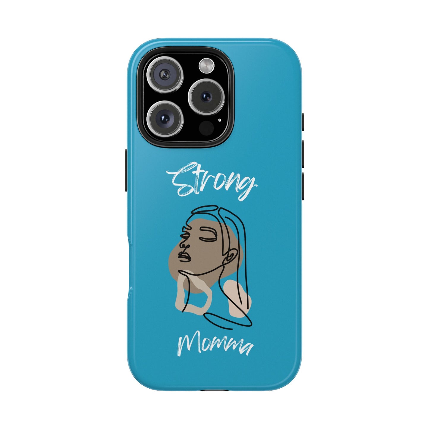 Strong Momma (WL) Tough Phone Cases TURQUOISE
