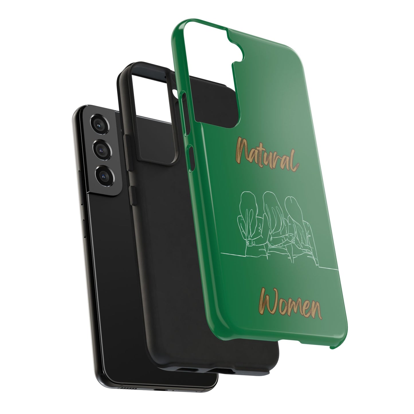 Natural Woman Loving Friends (WL) Tough Phone Cases DARK GREEN