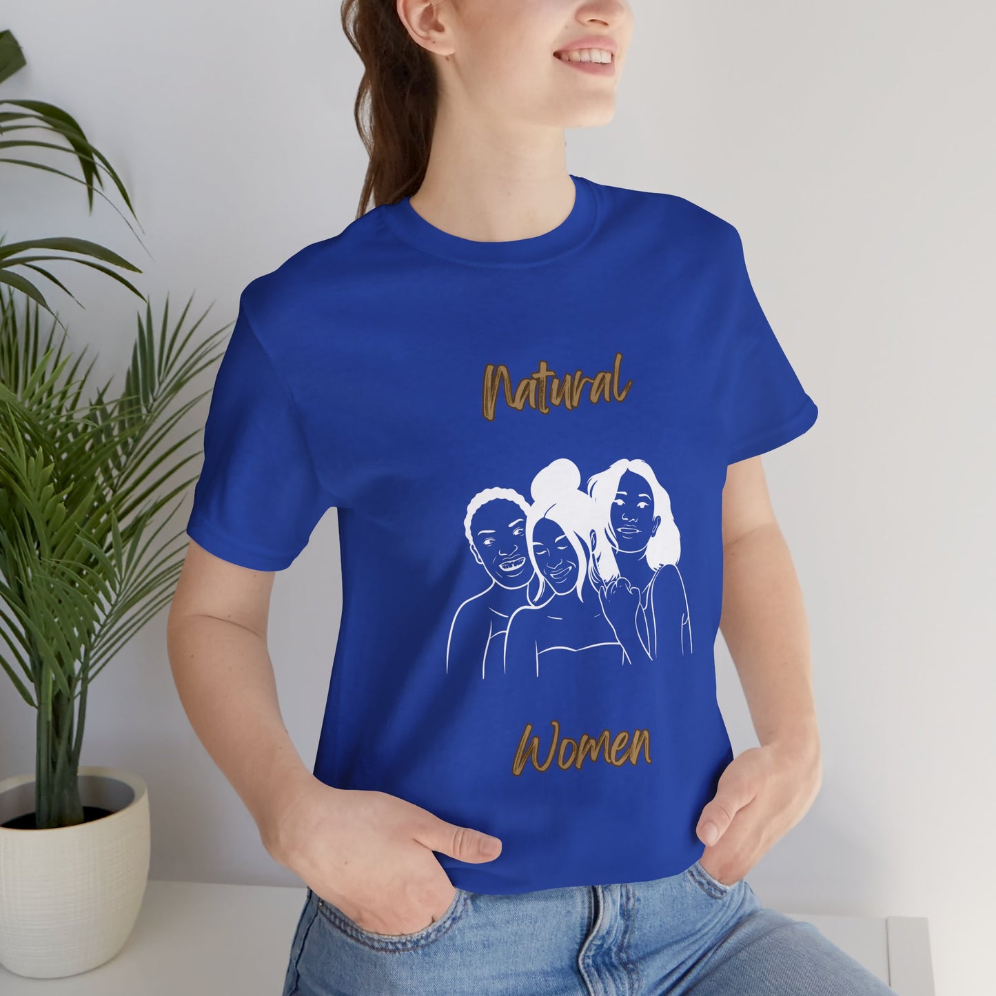 Natural Woman Laughing Friends (WL) Short Sleeve T-Shirt