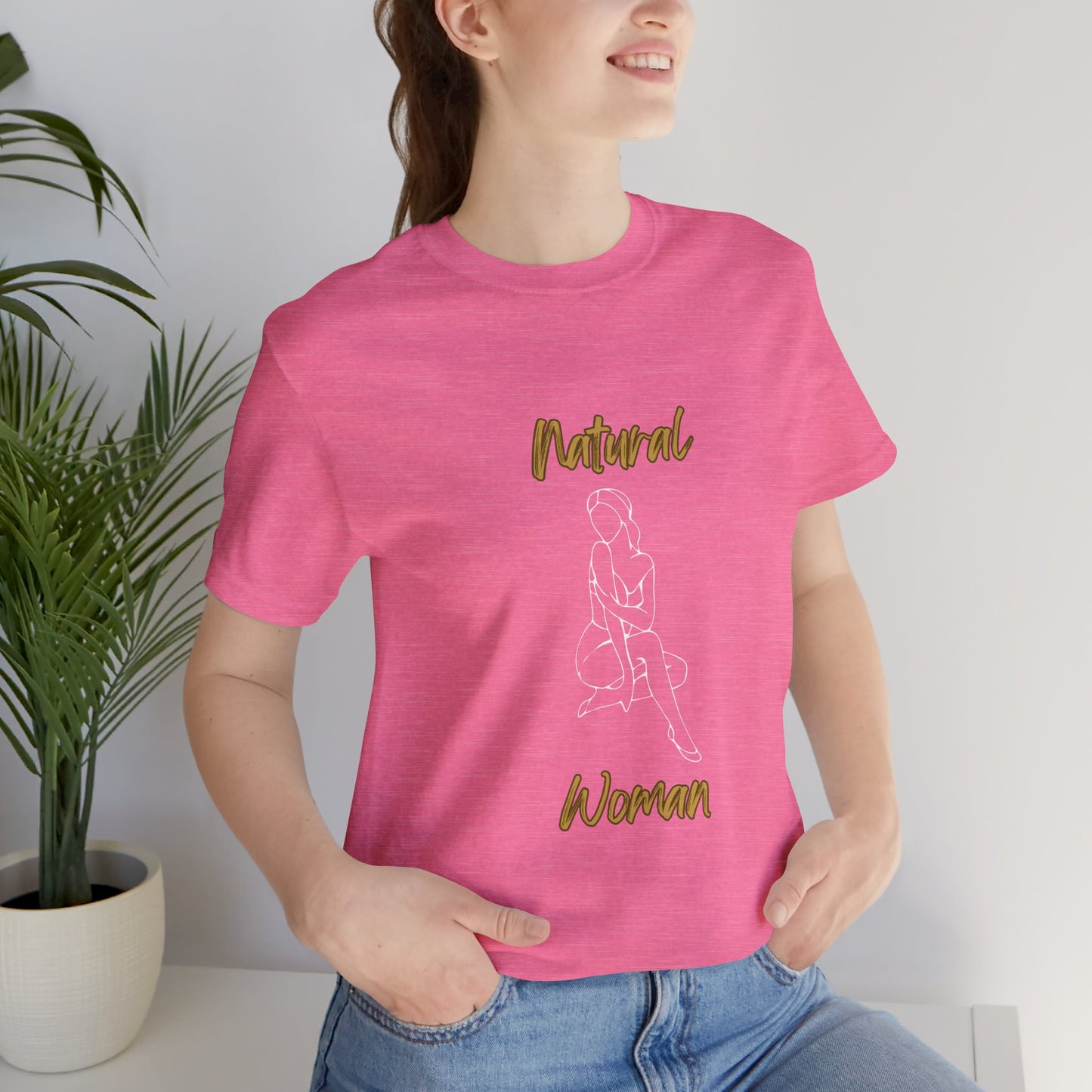 Natural Woman Shoulder Action (WL) Short Sleeve T-Shirt