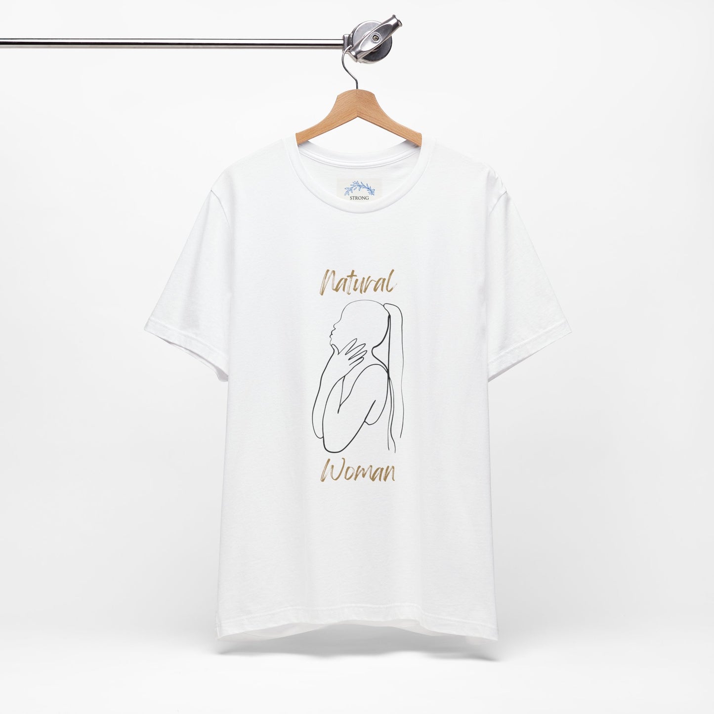 Natural Woman Ponytail (BL) Short Sleeve T-Shirt