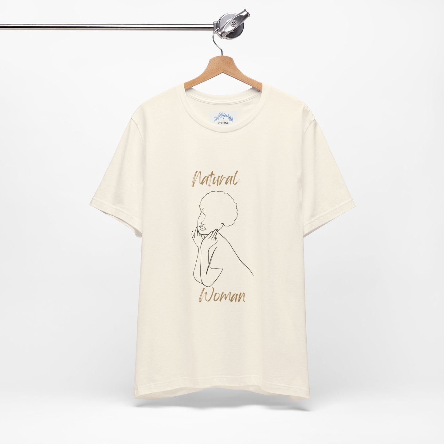 Natural Woman Cute Afro (BL) Short Sleeve T-Shirt