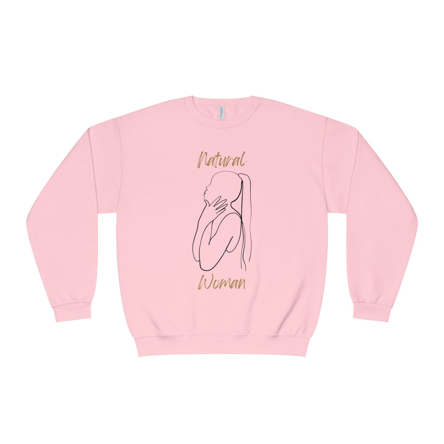 Natural Woman Ponytail (BL) Crewneck Sweatshirt