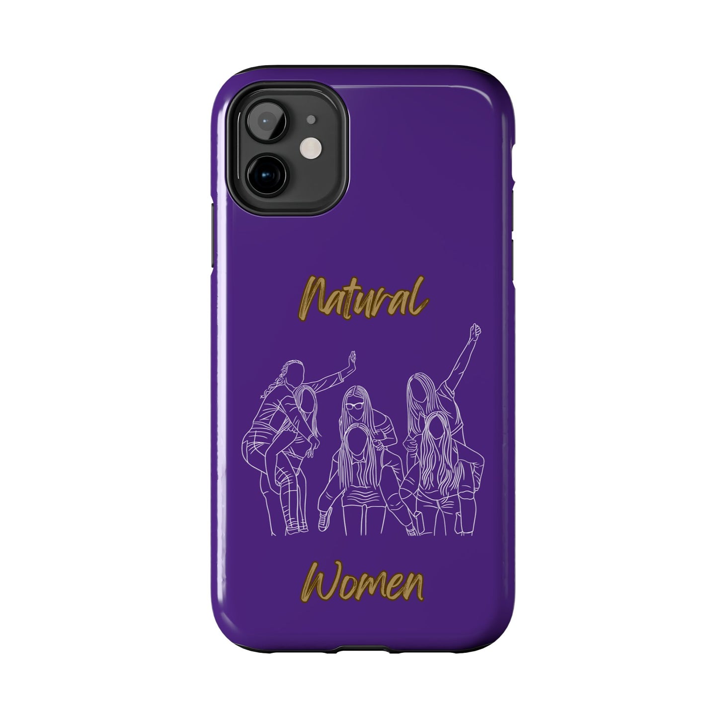 Natural Woman Piggy Back (WL) Tough Phone Cases PURPLE