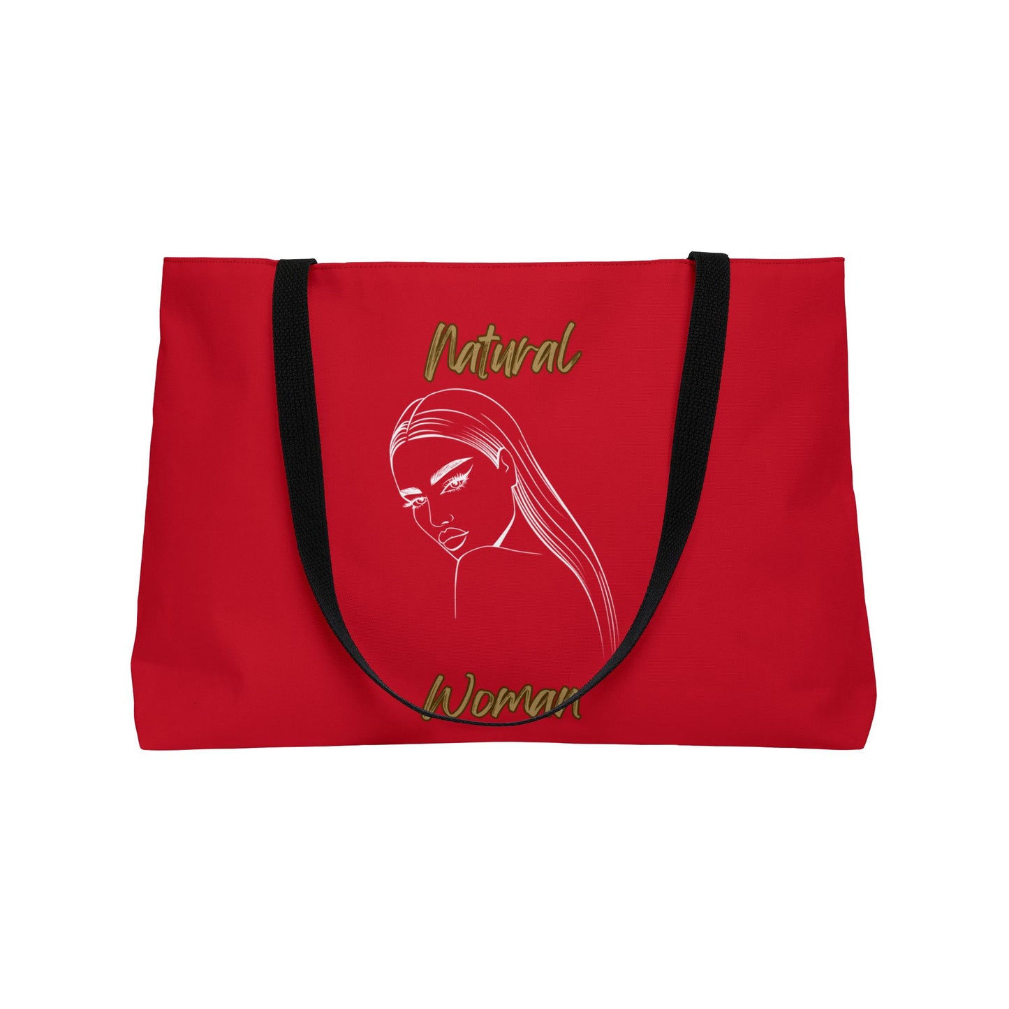 Natural Woman The Stare (WL) Weekender Tote Bag DARK RED