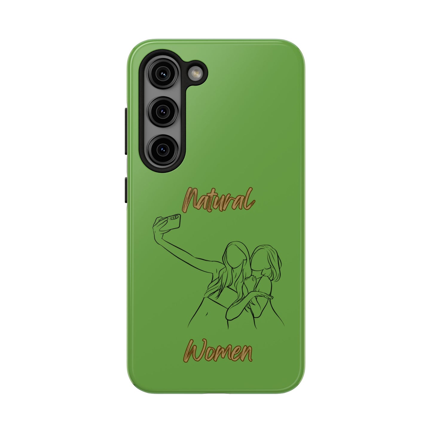 Natural Woman Friends Selfie (BL)Tough Phone Cases GREEN