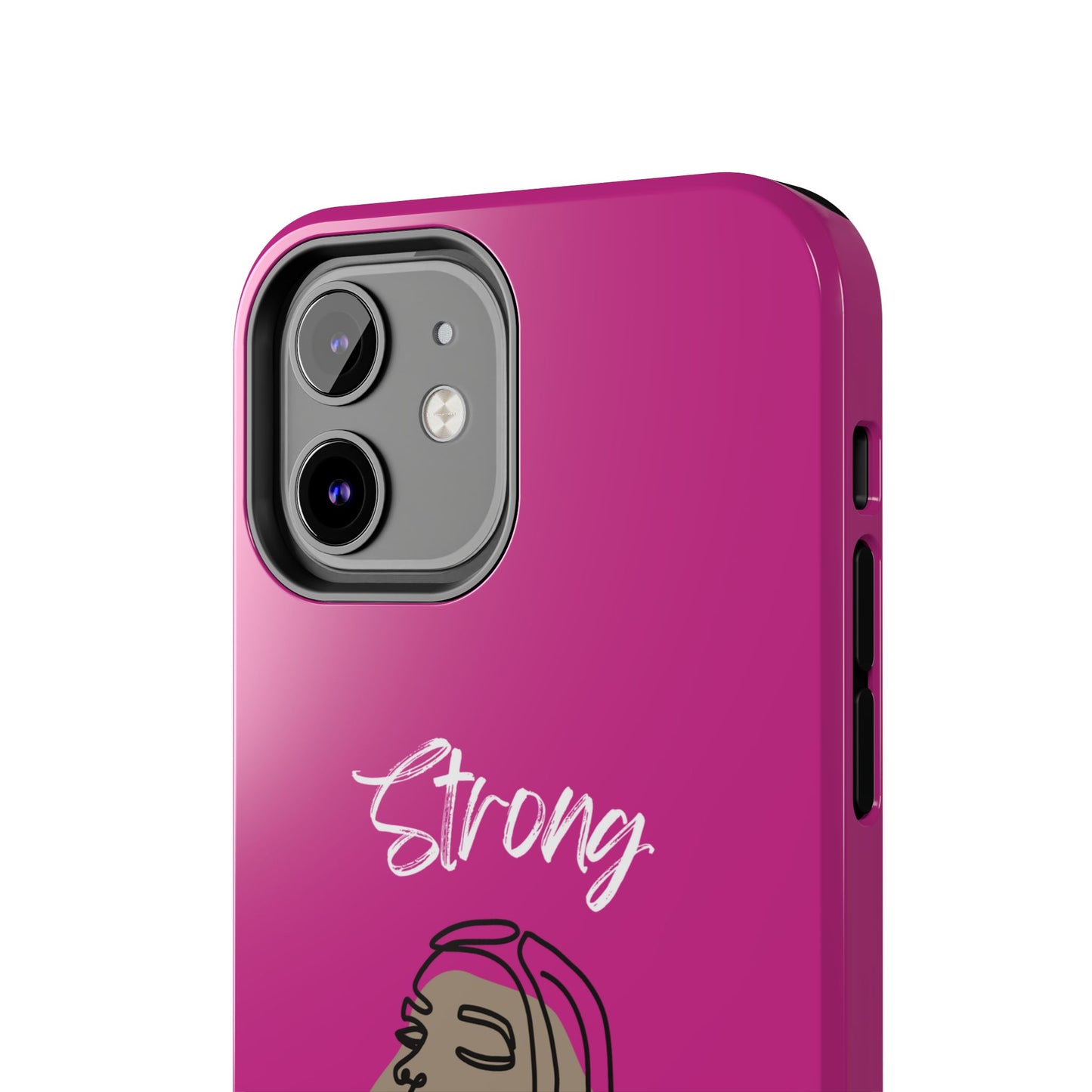 Strong Momma (WL) Tough Phone Cases PINK