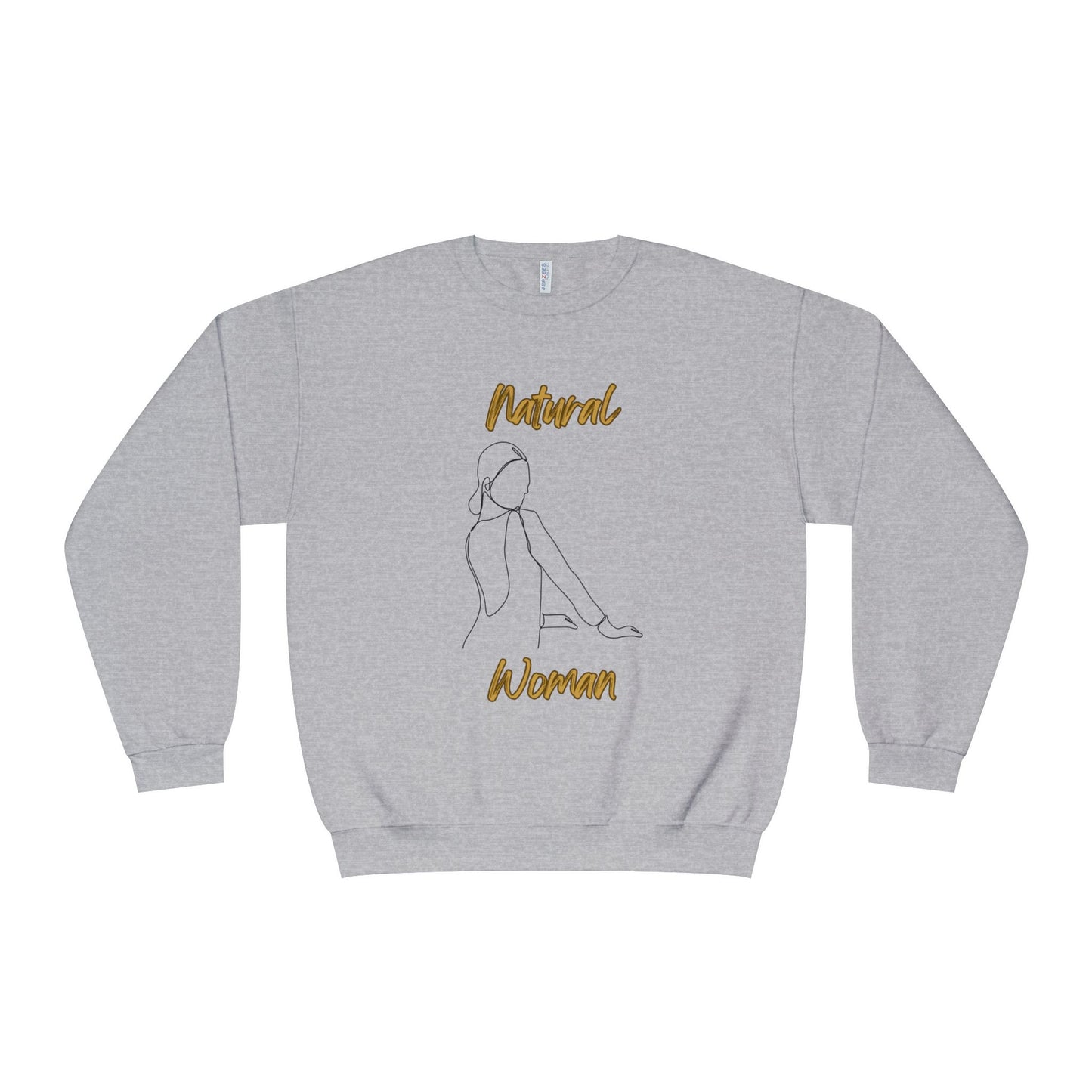 Natural Woman Hands Ready (BL) Crewneck Sweatshirt