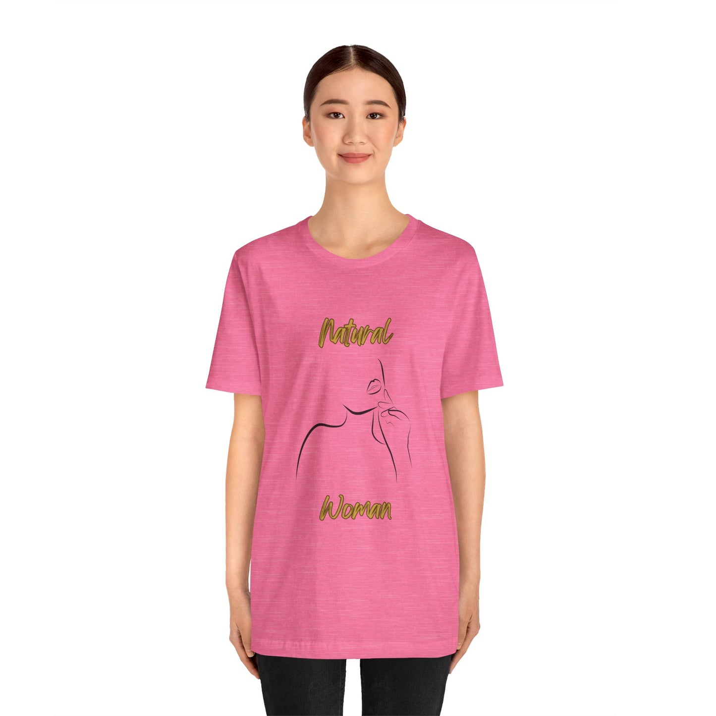 Natural Woman Chin Up (BL) Short Sleeve T-Shirt