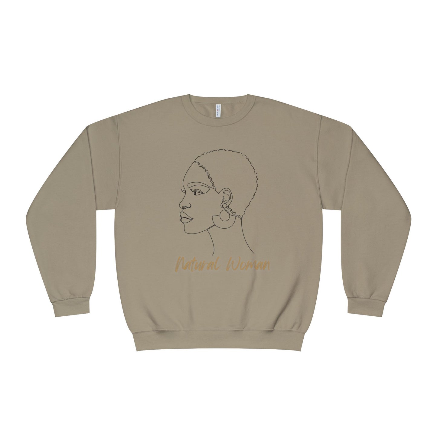 Natural Woman Finger Waves (BL) Crewneck Sweatshirt