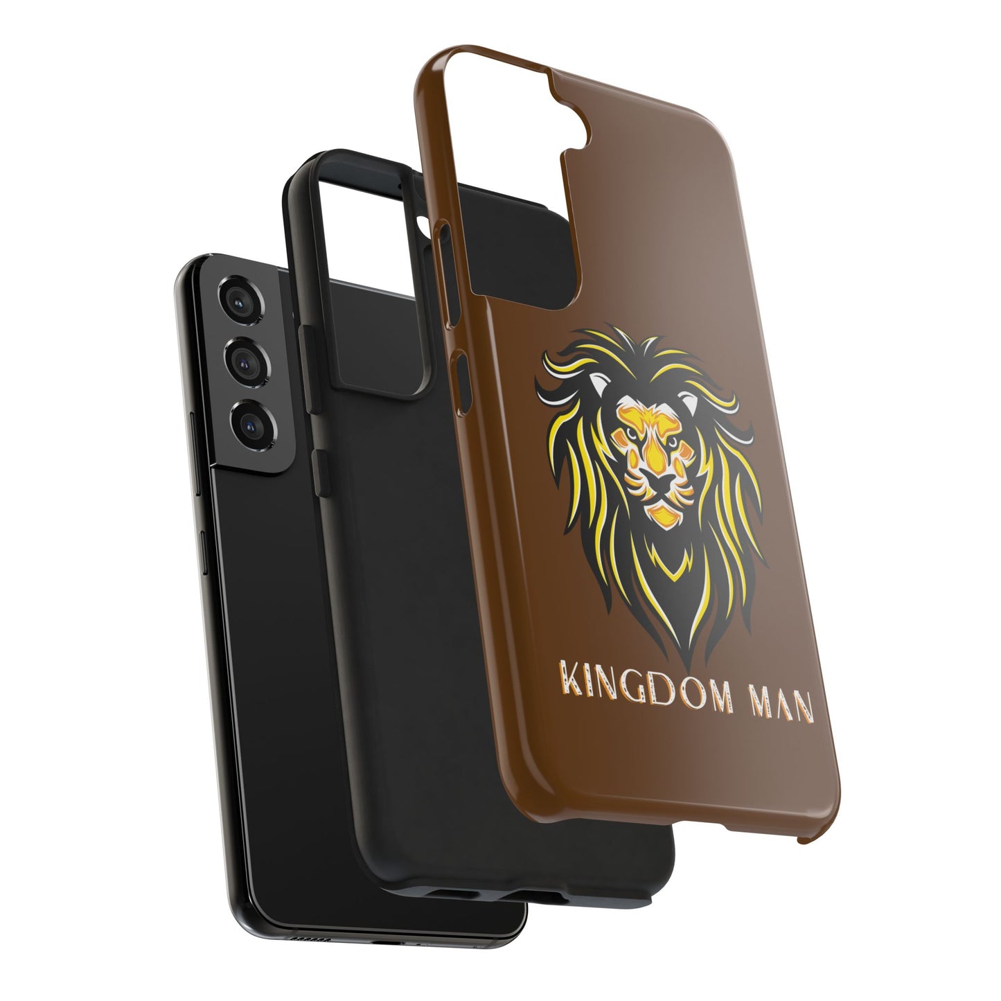 Kingdom Man (White-Gold Label) Tough Phone Case BROWN
