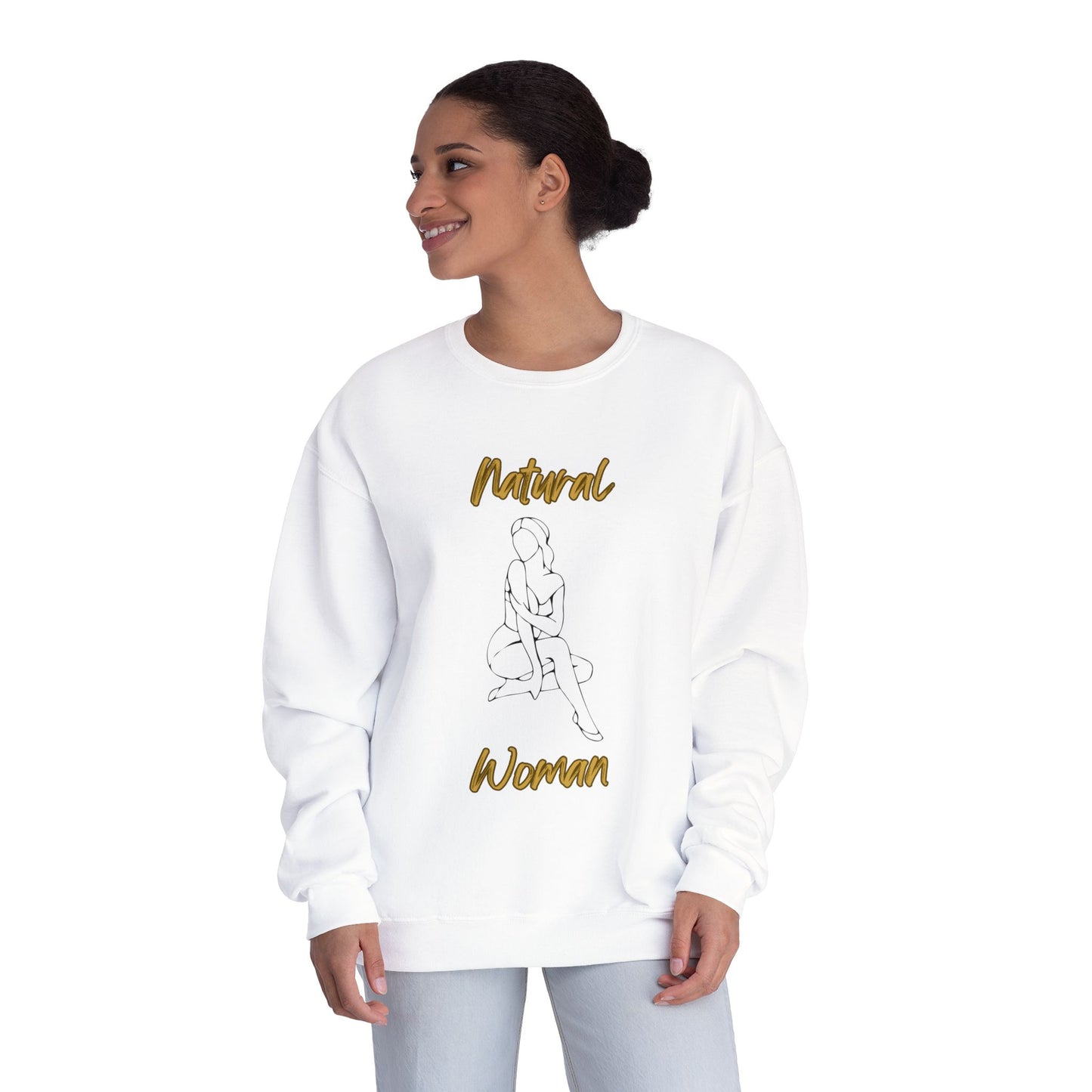 Natural Woman Shoulder Action (BL) Crewneck Sweatshirt