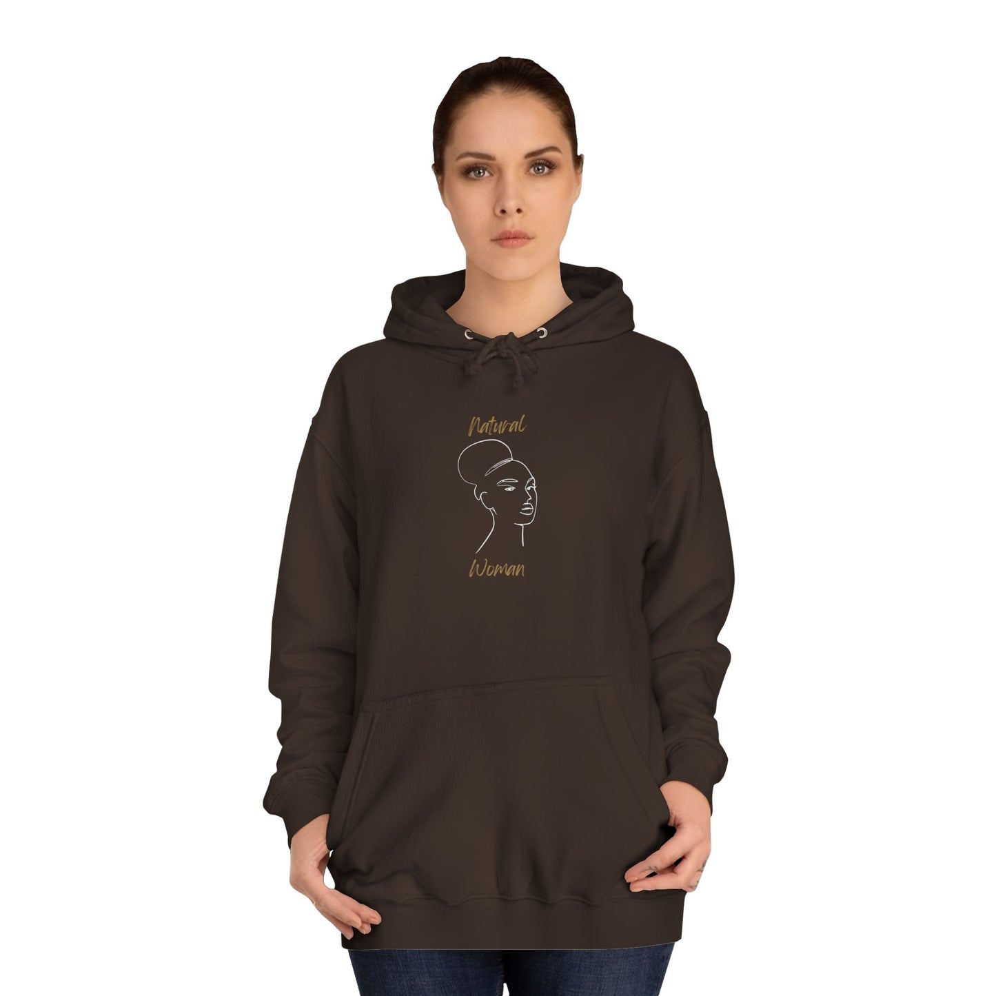 Natural Woman Hair Up (WL) Hoodie