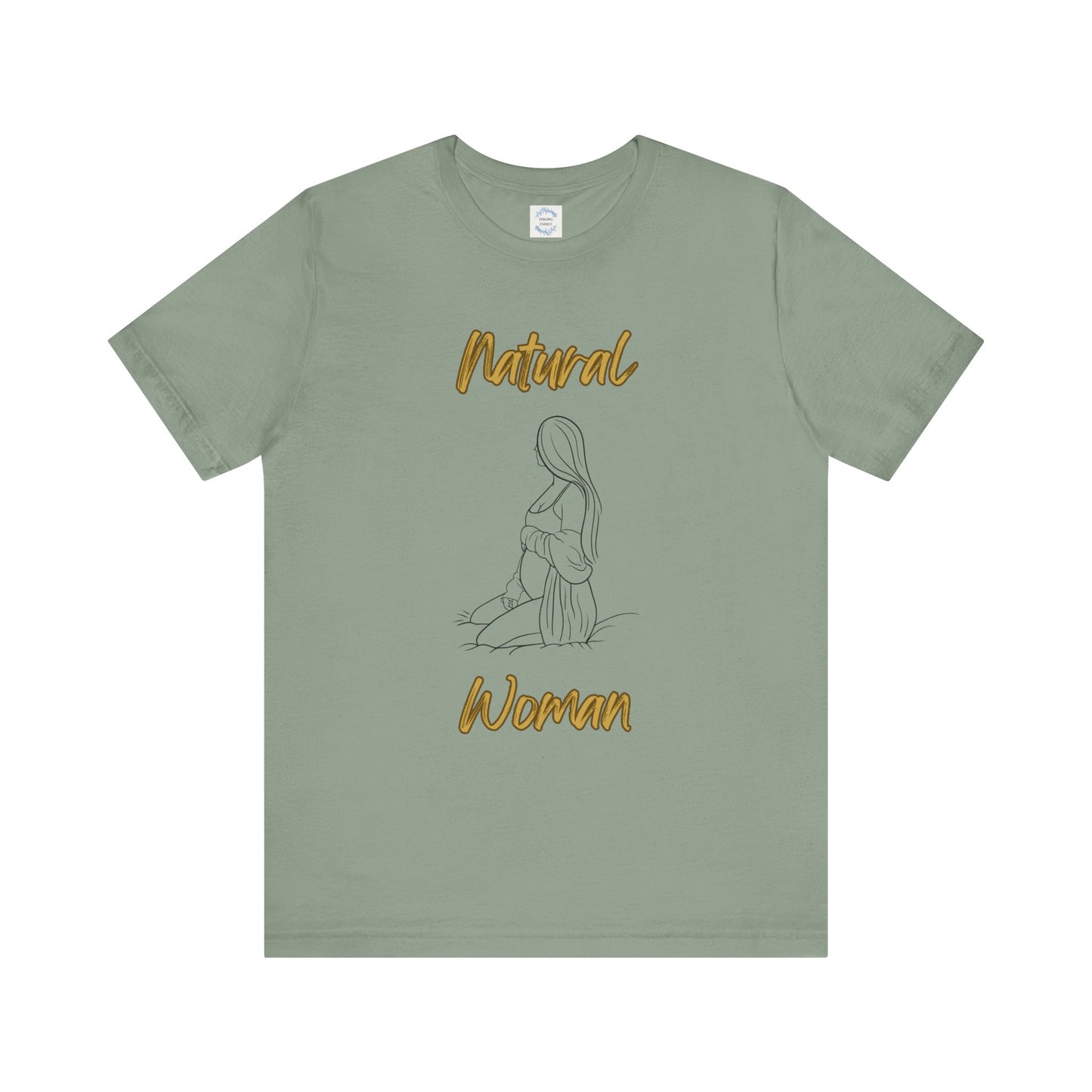 Natural Woman Expecting (BL) Short Sleeve T-Shirt