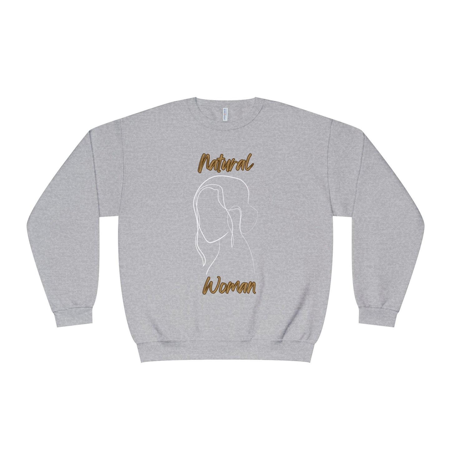 Natural Woman Hanging Hair (WL) Crewneck Sweatshirt