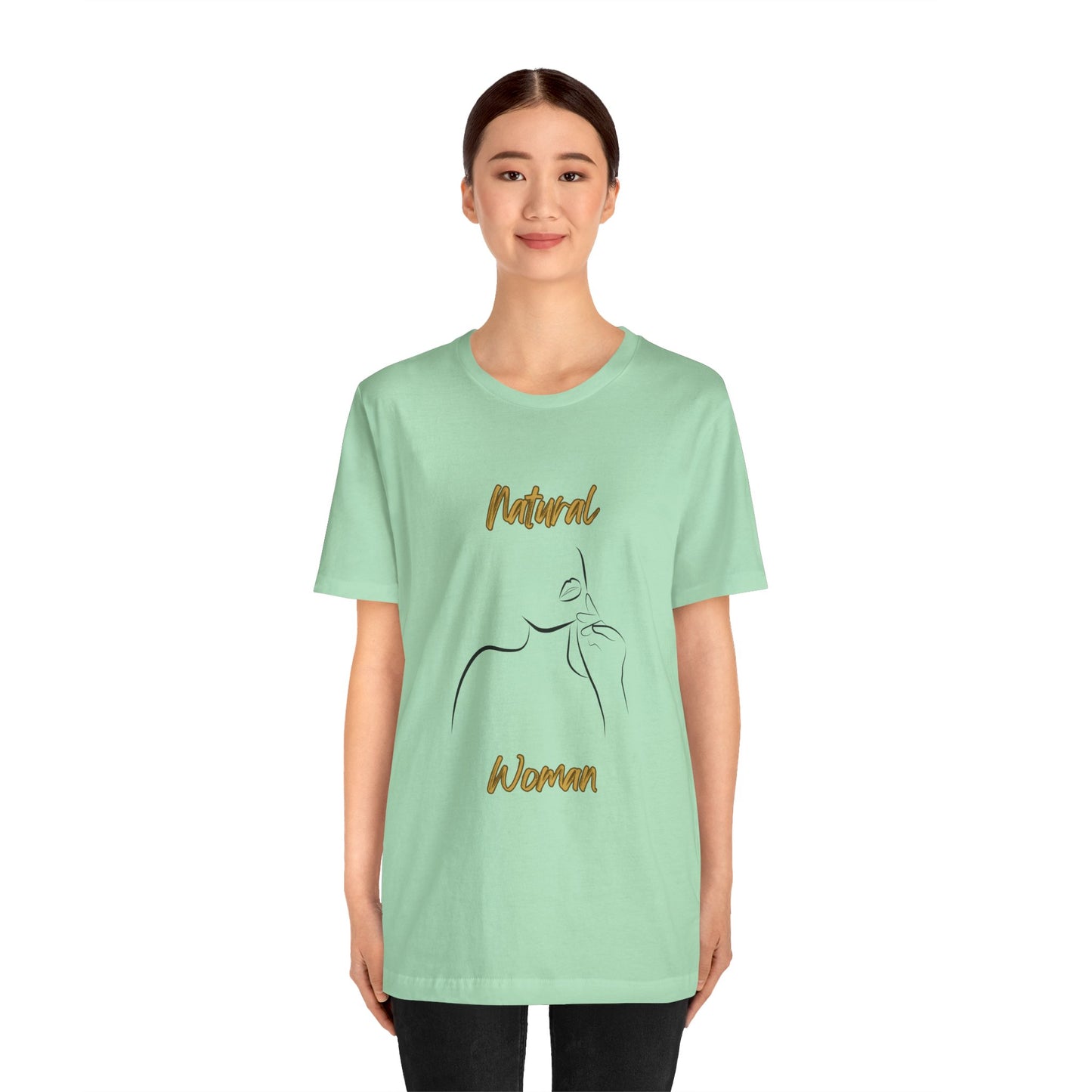 Natural Woman Chin Up (BL) Short Sleeve T-Shirt