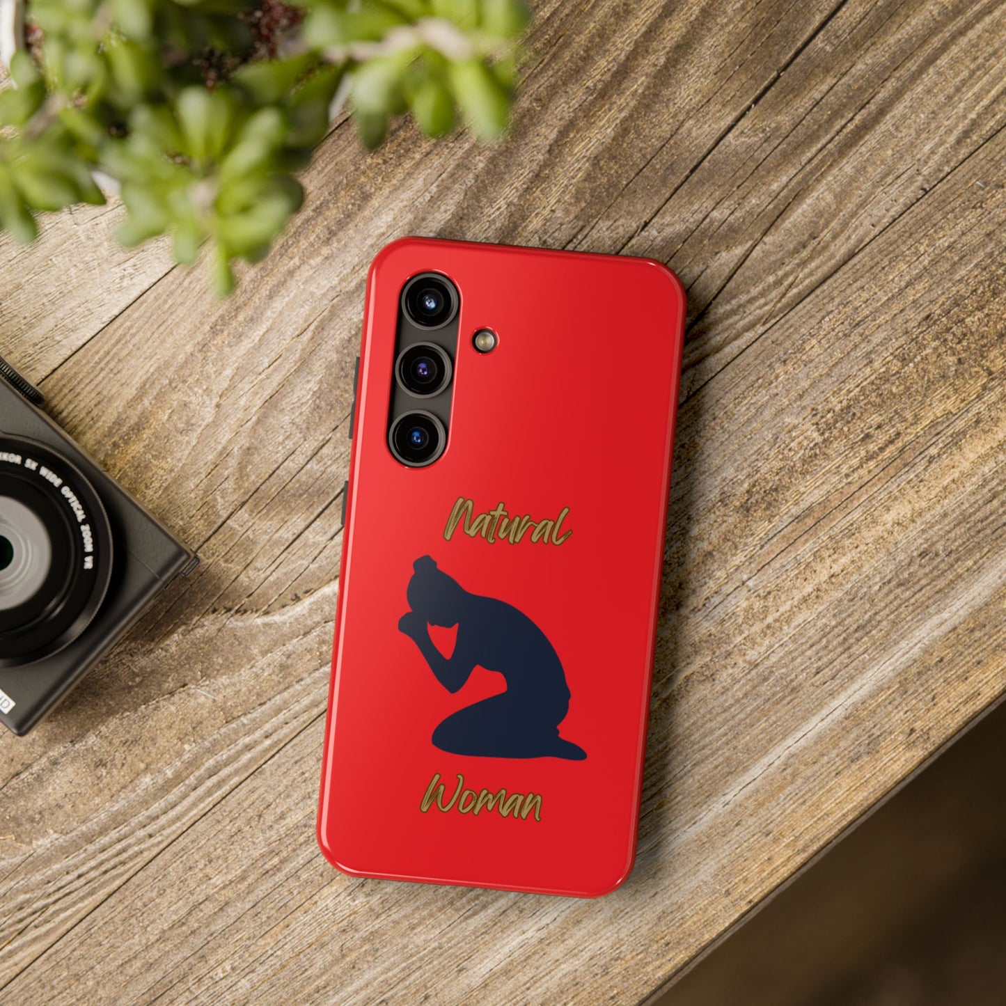 Natural Woman Pray (BL) Tough Phone Cases RED