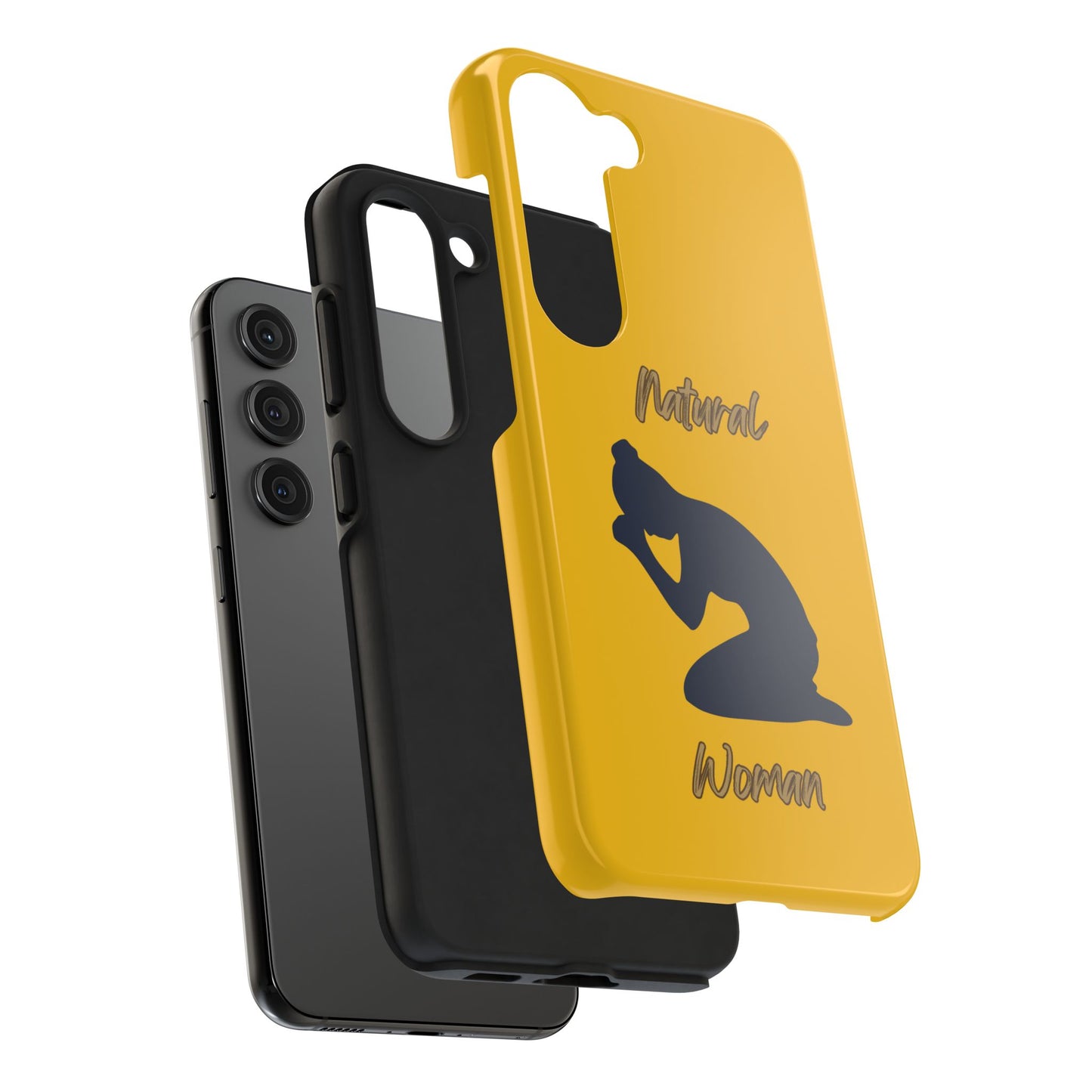 Natural Woman Pray (BL) Tough Phone Cases YELLOW