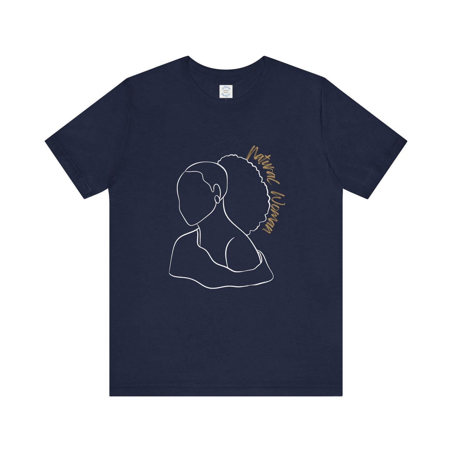 Natural Woman Behind Head Puff (WL) Short Sleeve T-Shirt