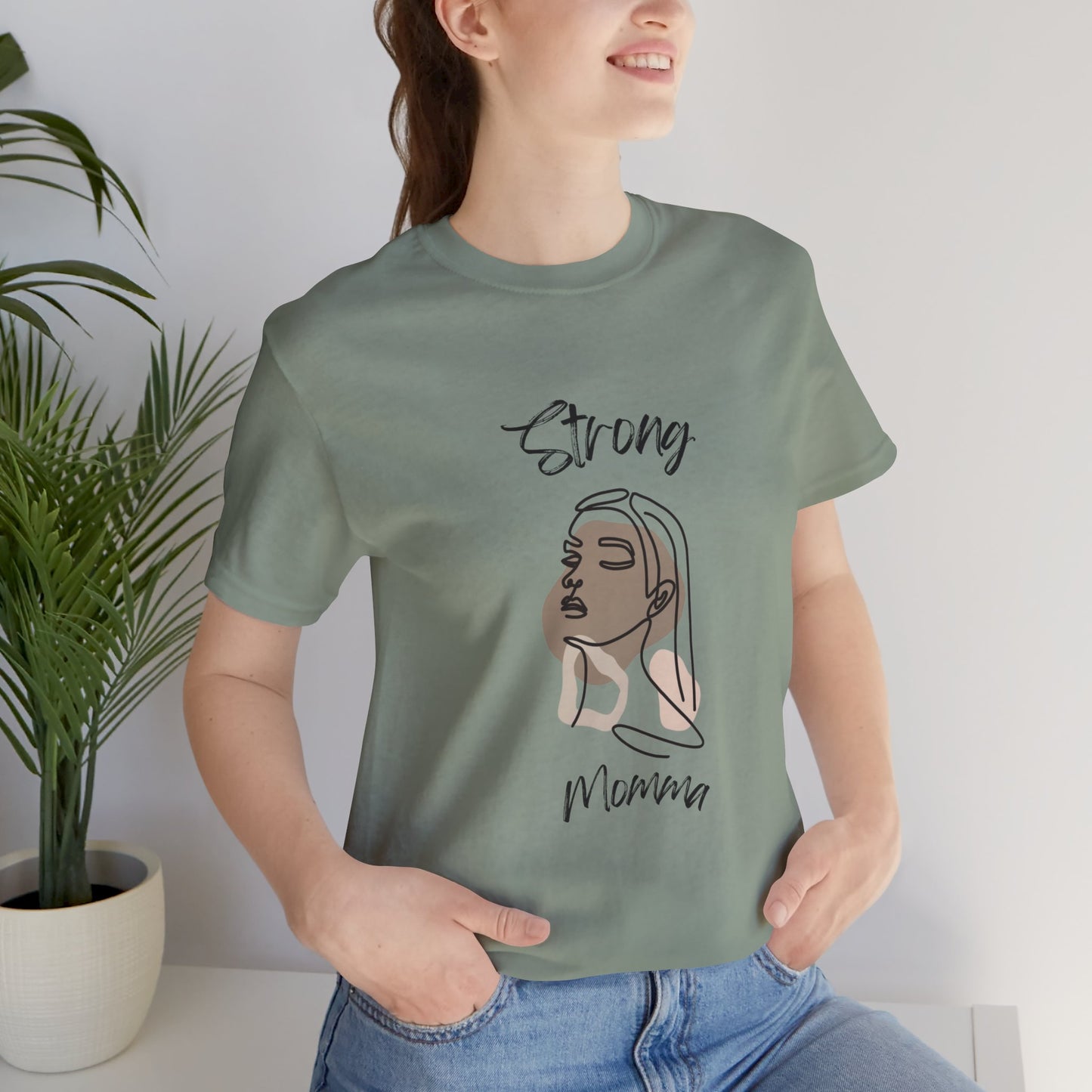 Strong Momma (BL) Short Sleeve T-Shirt EXPRESS DELIVERY ON SELECT COLORS