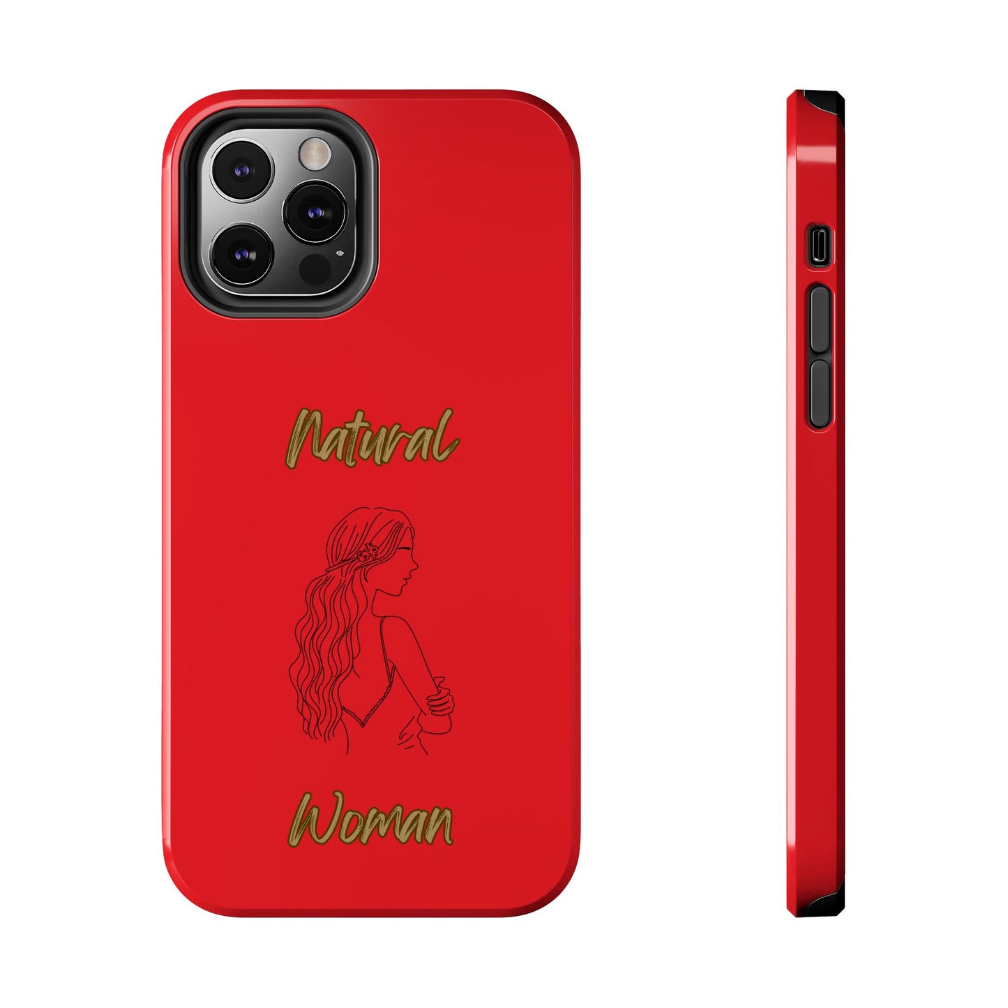 Natural Woman Young Woman (BL)Tough Phone Cases RED
