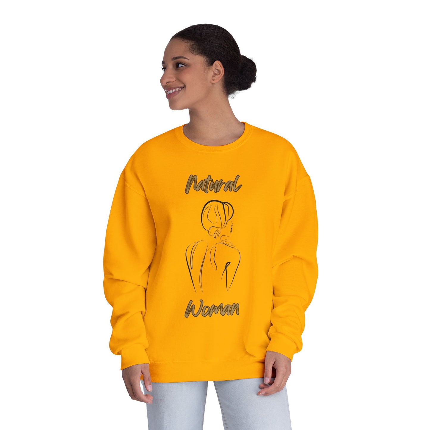 Natural Woman Back (BL) Crewneck Sweatshirt