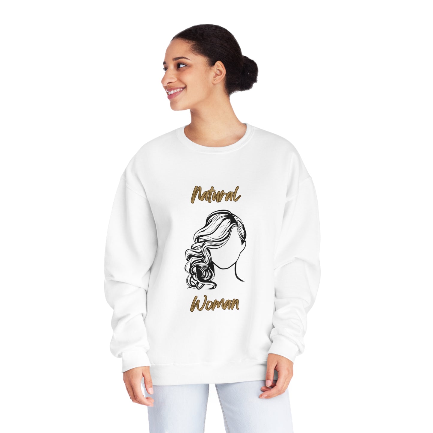Natural Woman Long Curl (BL) Crewneck Sweatshirt
