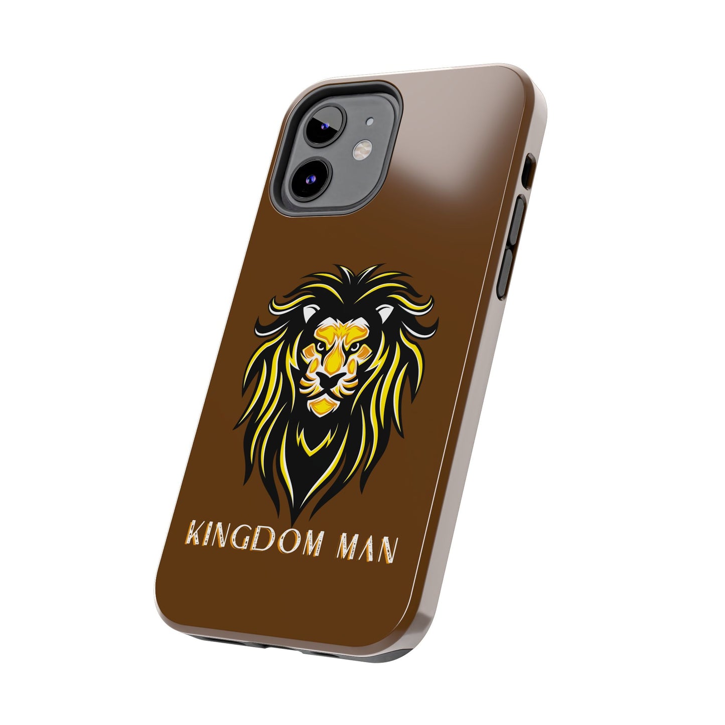 Kingdom Man (White-Gold Label) Tough Phone Case BROWN