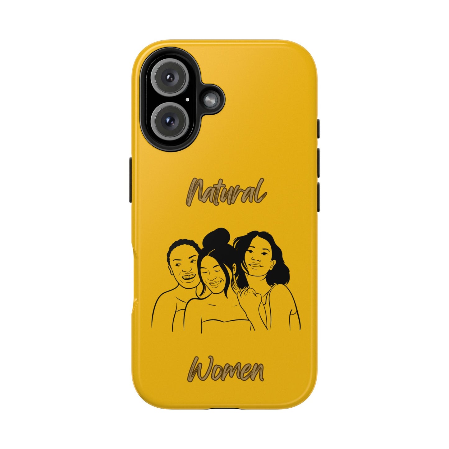 Natural Women Laughing Friends (BL)Tough Phone Cases YELLOW