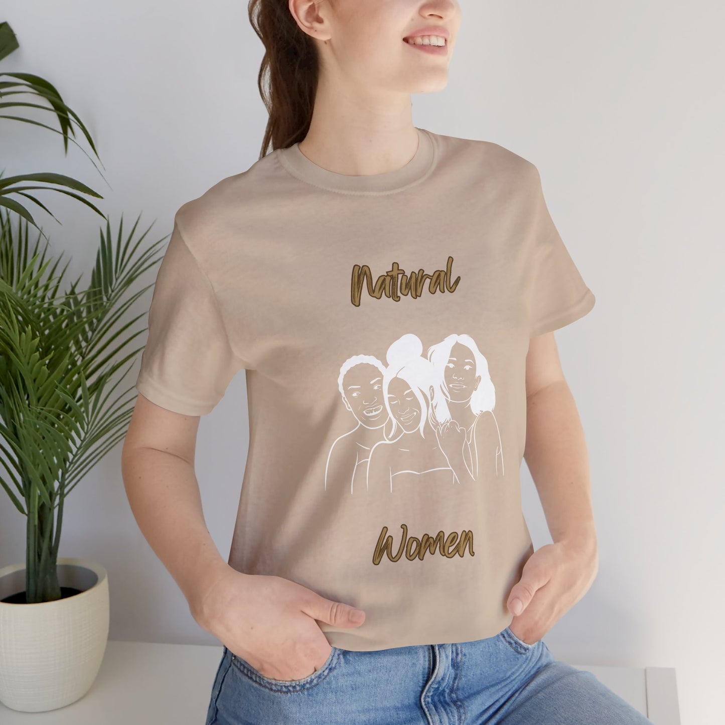 Natural Woman Laughing Friends (WL) Short Sleeve T-Shirt