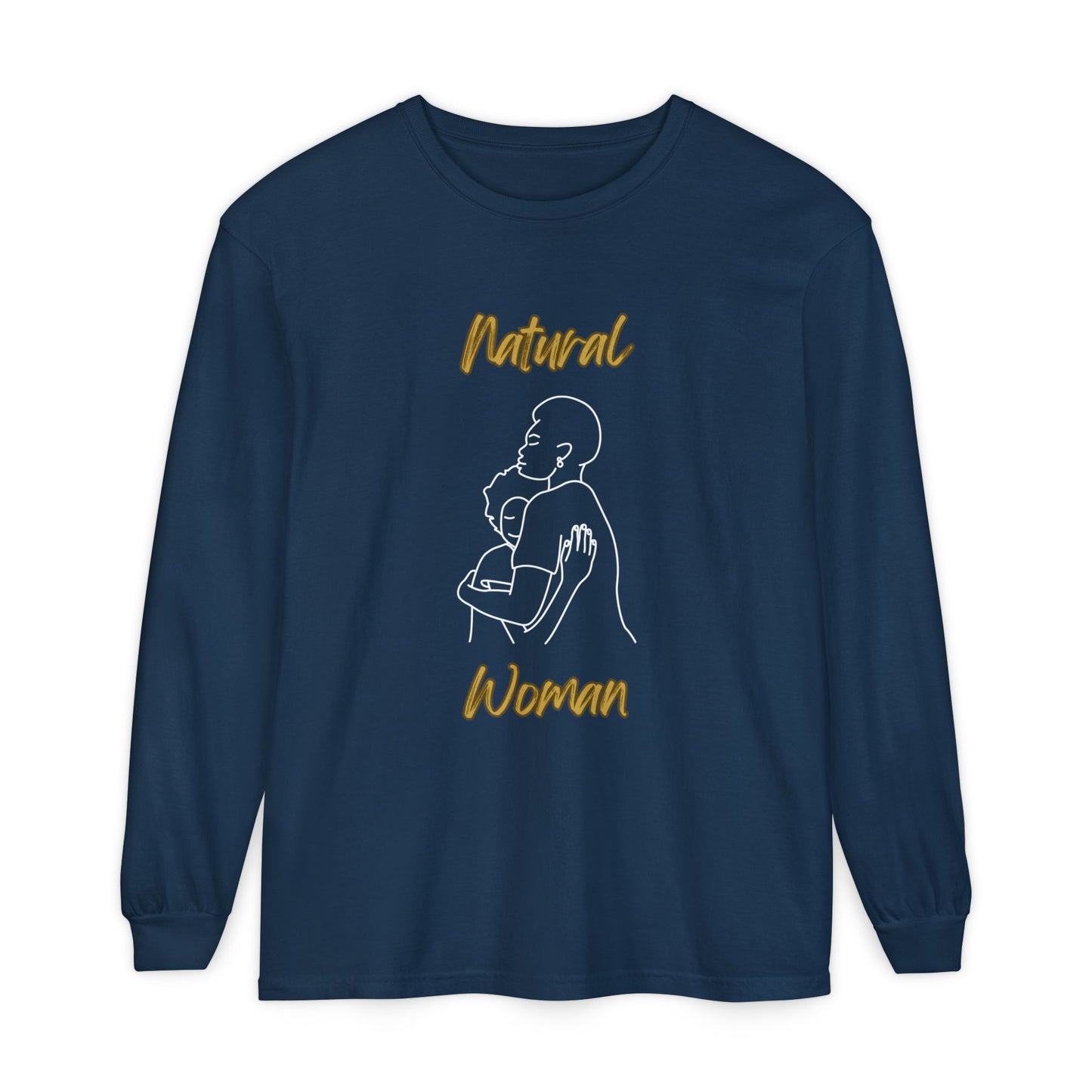 Natural Woman Safe With Momma (WL) Long Sleeve T-Shirt
