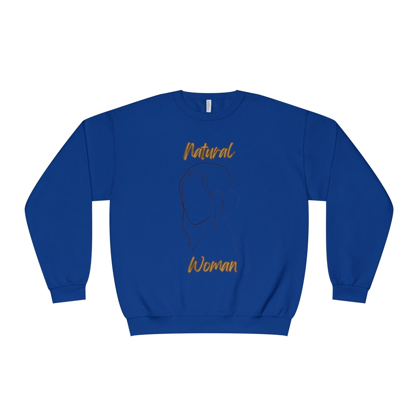 Natural Woman Hanging hair (BL) Crewneck Sweatshirt