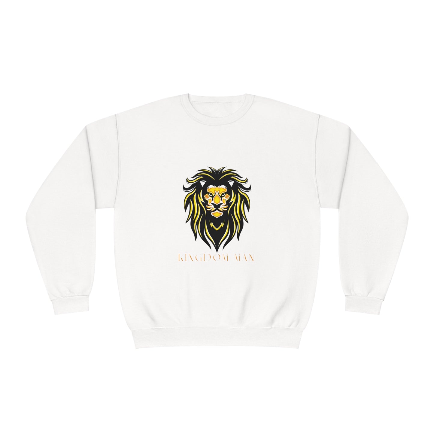Kingdom Man (White/Gold) Crewneck Sweatshirt