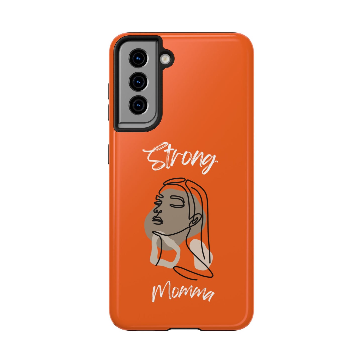 Strong Momma (WL) Tough Phone Cases ORANGE