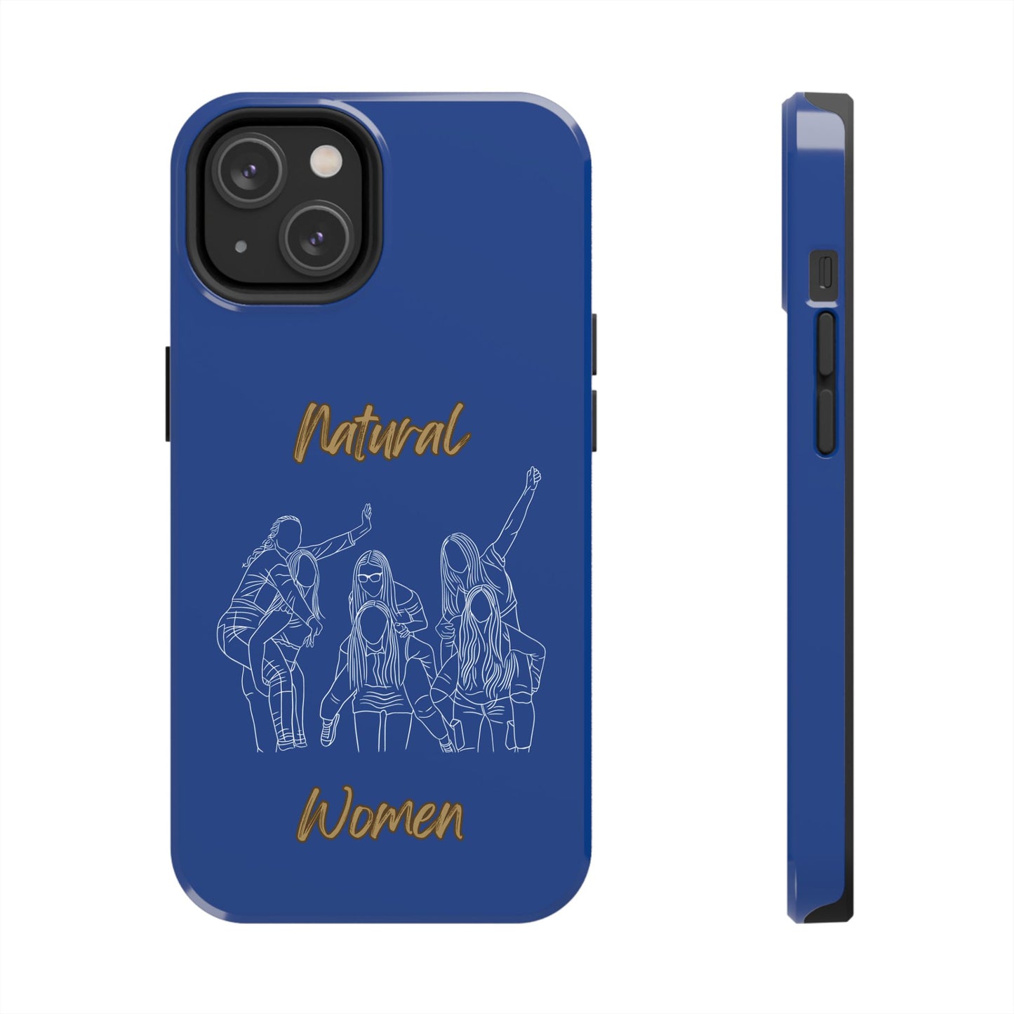 Natural Woman Piggy Back (WL) Tough Phone Cases DARK BLUE