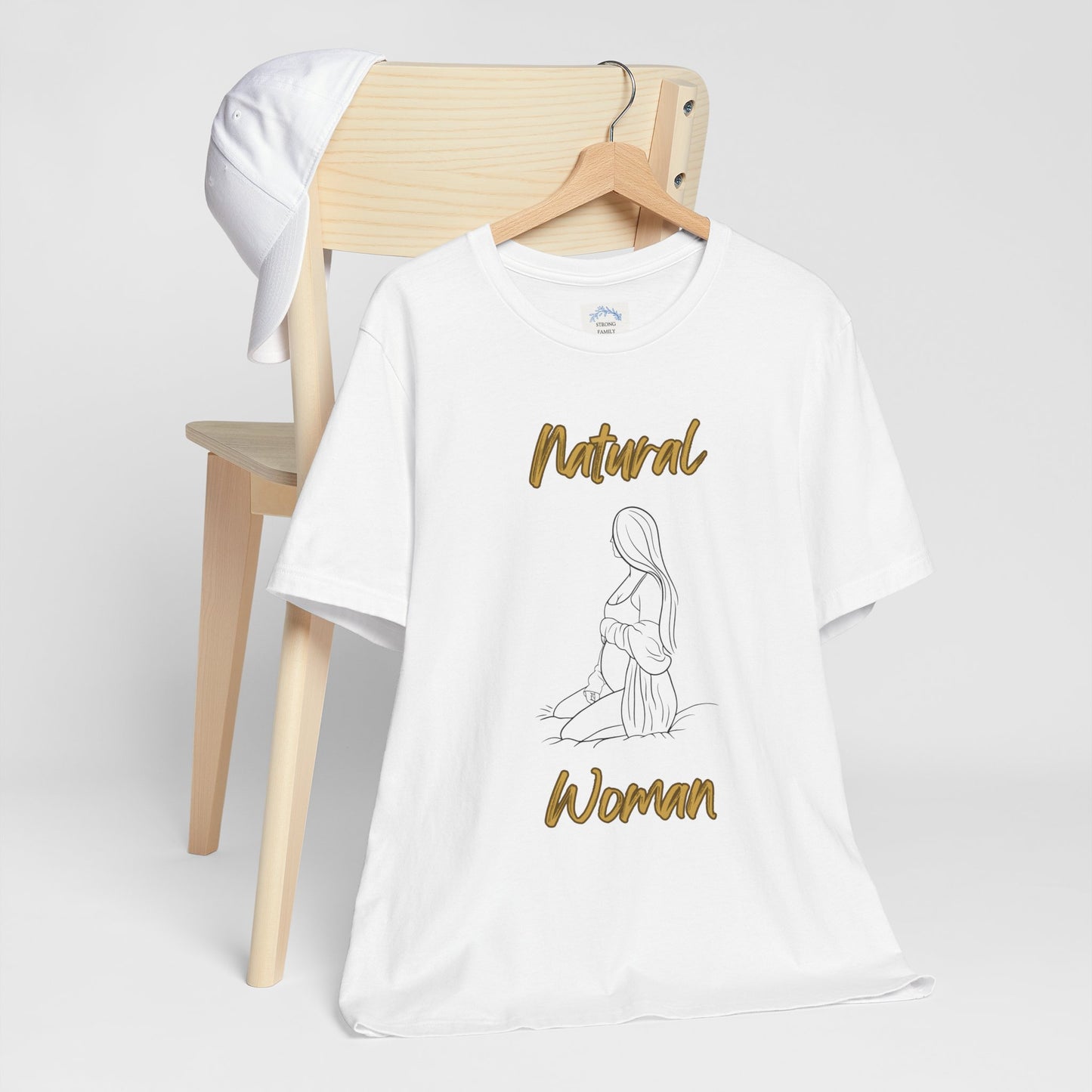 Natural Woman Expecting (BL) Short Sleeve T-Shirt