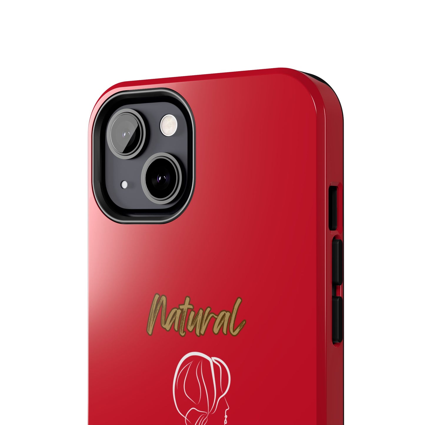 Natural Woman Back (WL)Tough Phone Cases DARK RED
