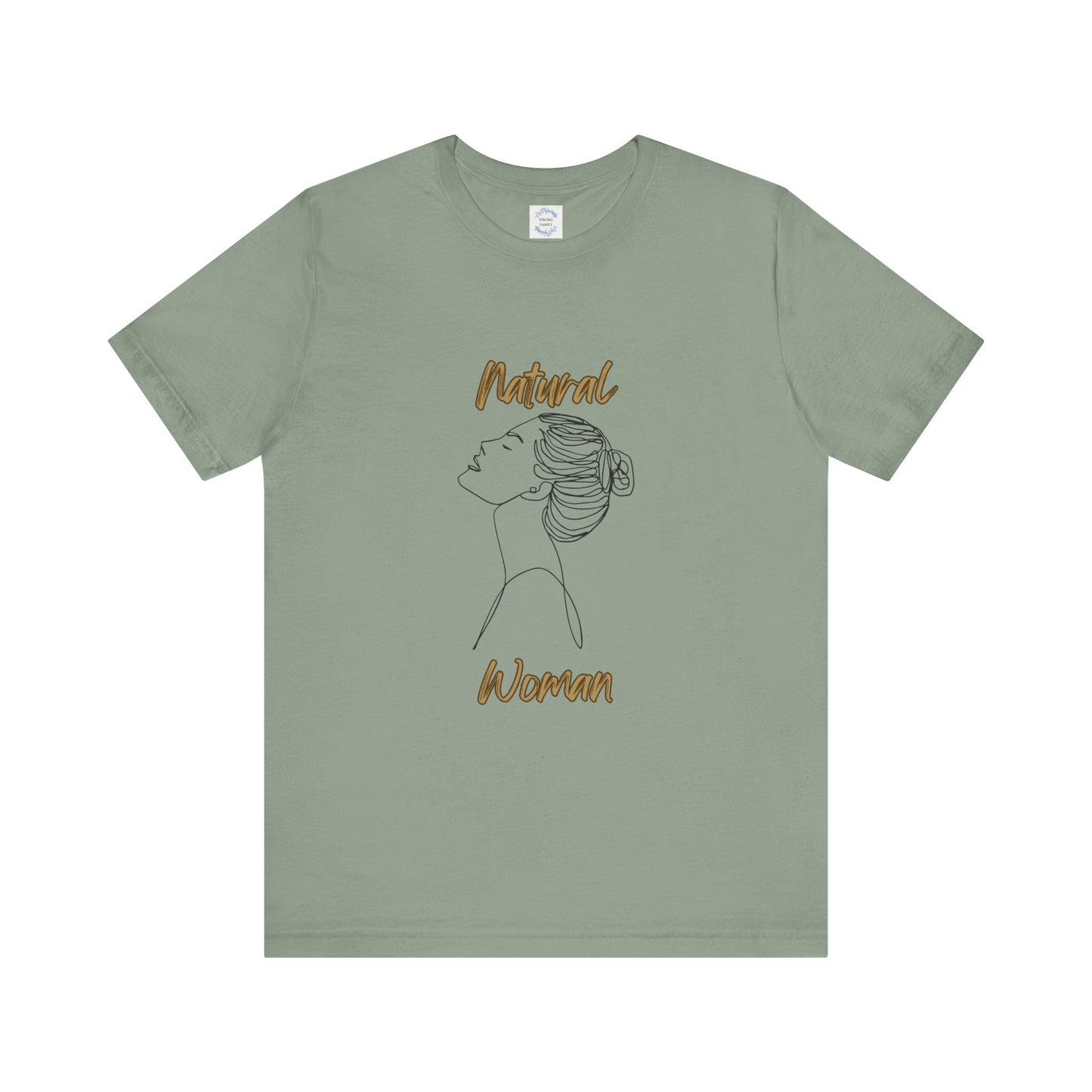 Natural Woman Wet Bun (BL) Short Sleeve T-Shirt