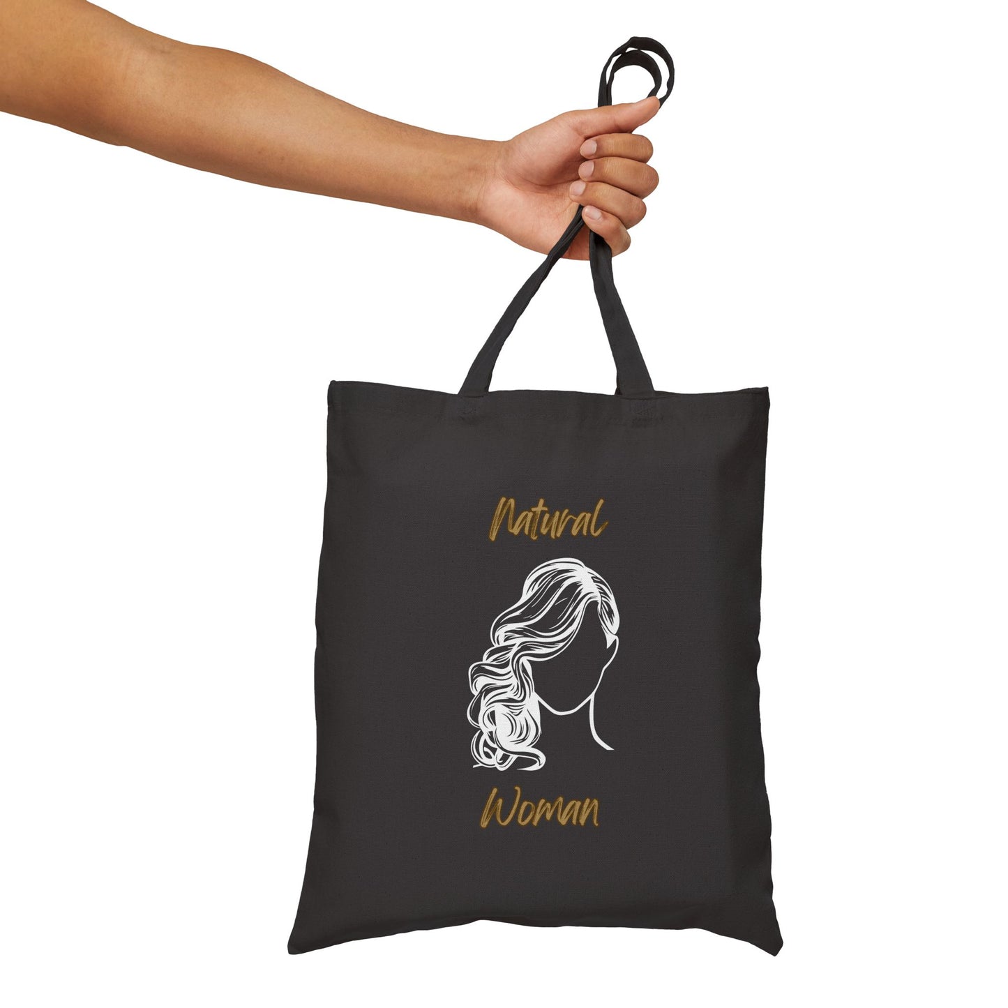 Natural Woman Long Curl (WL) Canvas Tote Bag